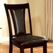 BRENT Dark Cherry/Espresso Side Chair (2/CTN) - Casa Morelos / Coahuila Furniture (Oklahoma City, OK)