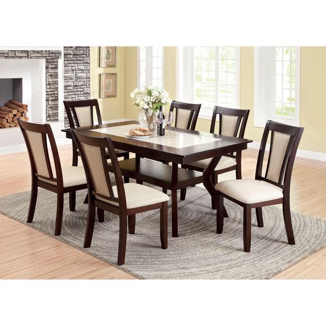 Brent 7 Pc Dining Table Set - Casa Morelos / Coahuila Furniture (Oklahoma City, OK)