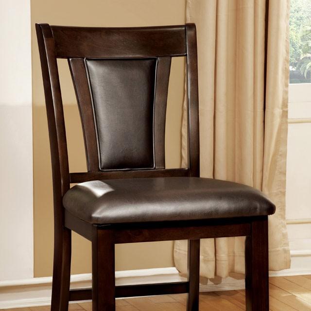 BRENT II Dark Cherry/Espresso Counter Ht. Chair (2/CTN) - Casa Morelos / Coahuila Furniture (Oklahoma City, OK)