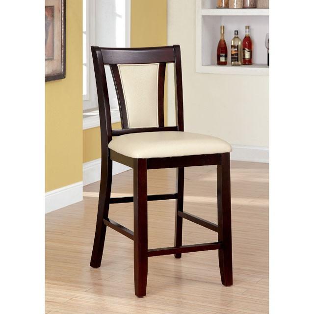 BRENT II Dark Cherry/Ivory Counter Ht. Chair (2/CTN) - Casa Morelos / Coahuila Furniture (Oklahoma City, OK)