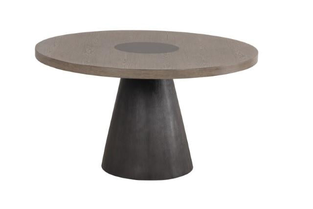 Broager 5 Pc Dining Table Set (Light Gray Swivel Chairs) - Casa Morelos / Coahuila Furniture (Oklahoma City, OK)