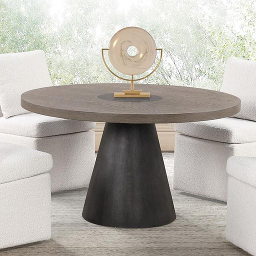 Broager 5 Pc Dining Set (White Swivel Chairs) - Casa Morelos / Coahuila Furniture (Oklahoma City, OK)