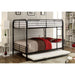 BROCKET Black Metal Full/Full Bunk Bed - Casa Morelos / Coahuila Furniture (Oklahoma City, OK)