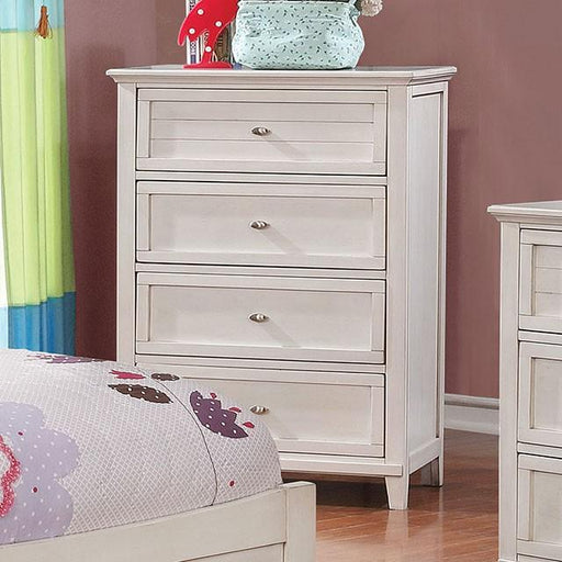 Brogan Antique White Chest - Casa Morelos / Coahuila Furniture (Oklahoma City, OK)