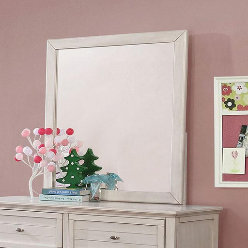 Brogan Antique White Mirror - Casa Morelos / Coahuila Furniture (Oklahoma City, OK)