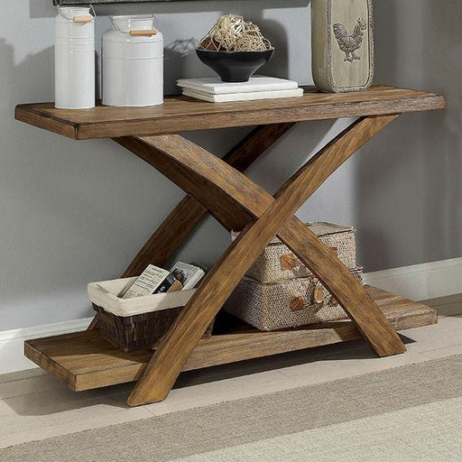 Bryanna Antique Light Oak Sofa Table - Casa Morelos / Coahuila Furniture (Oklahoma City, OK)