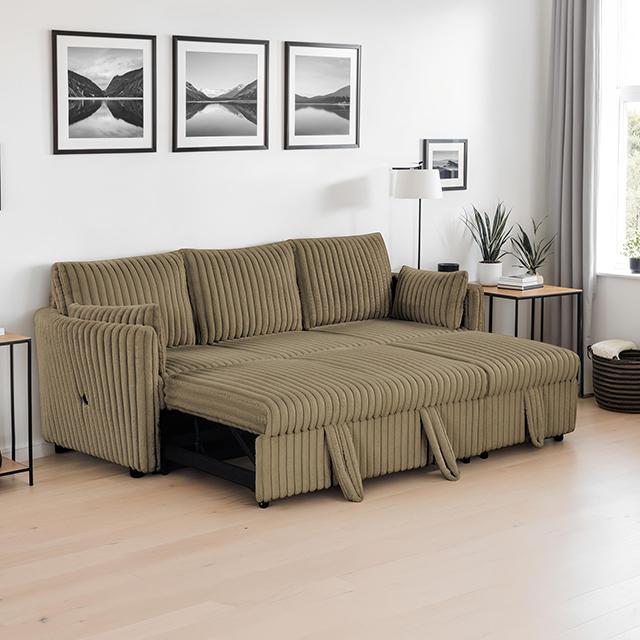 Denholme Sectional w/ Pull Out - Casa Morelos / Coahuila Furniture (Oklahoma City, OK)