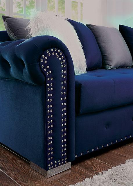 WILMINGTON Sectional, Blue - Casa Morelos / Coahuila Furniture (Oklahoma City, OK)