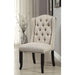 Wingback Chair, Beige (2/CTN) - Casa Morelos / Coahuila Furniture (Oklahoma City, OK)