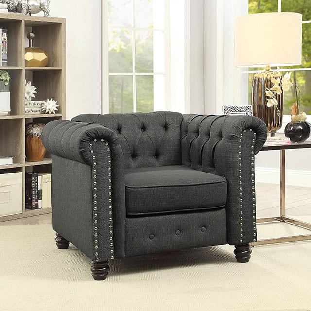 Winifred Gray Chair - Casa Morelos / Coahuila Furniture (Oklahoma City, OK)