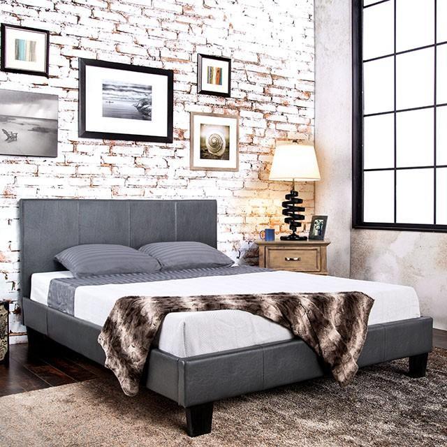 Winn Park Bed Espresso, Velvet, & White - Casa Morelos / Coahuila Furniture (Oklahoma City, OK)