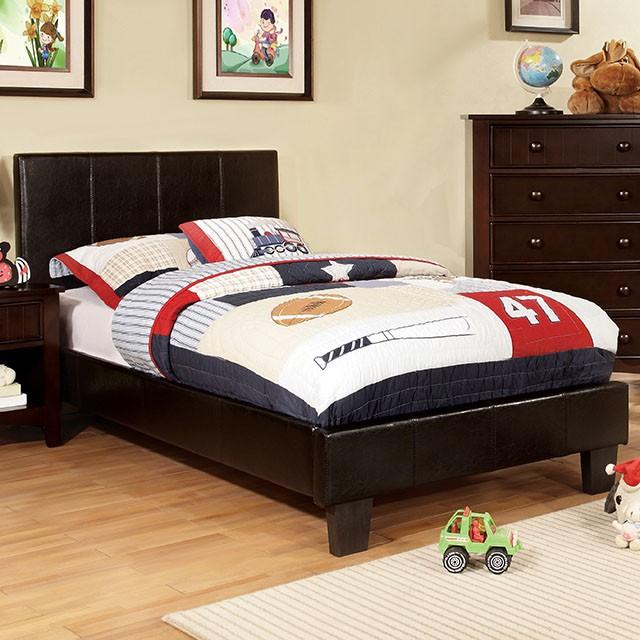 Winn Park Cal.King, E.King, Twin, & Full Bed Chrome, Gray, Brown, & Chrome - Casa Morelos / Coahuila Furniture (Oklahoma City, OK)