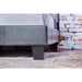 Winn Park Cal.King, E.King, Twin, & Full Bed Chrome, Gray, Brown, & Chrome - Casa Morelos / Coahuila Furniture (Oklahoma City, OK)