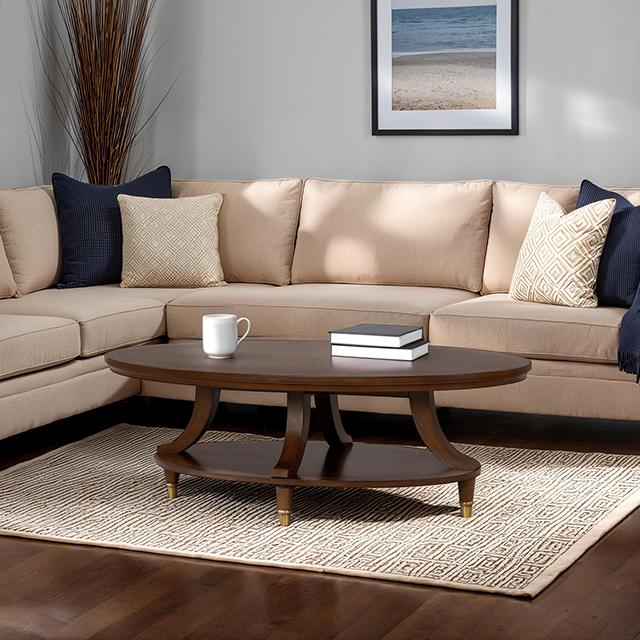 Westerham Oval Cocktail Table - Casa Morelos / Coahuila Furniture (Oklahoma City, OK)