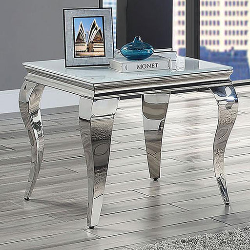 WETZIKON End Table, White - Casa Morelos / Coahuila Furniture (Oklahoma City, OK)