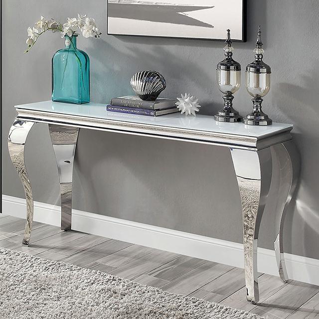 WETZIKON Sofa Table, White - Casa Morelos / Coahuila Furniture (Oklahoma City, OK)