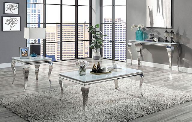 WETZIKON Sofa Table, White - Casa Morelos / Coahuila Furniture (Oklahoma City, OK)