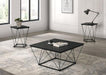 Whetstone 3 Pc. Table Set Black - Casa Morelos / Coahuila Furniture (Oklahoma City, OK)