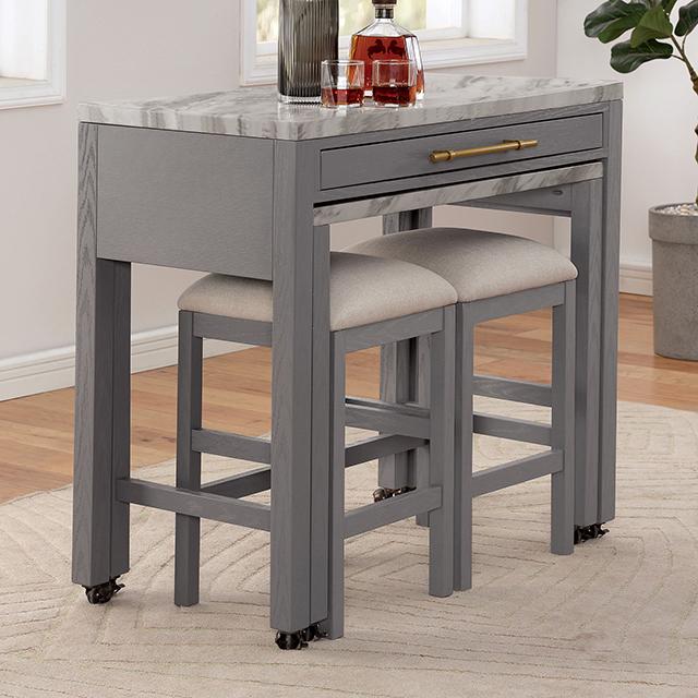 WHITEHALL Counter Ht. Table - Casa Morelos / Coahuila Furniture (Oklahoma City, OK)