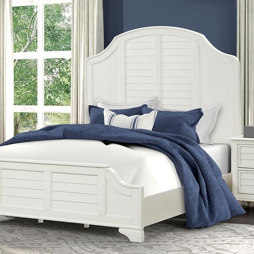 Whitehaven Bed White - Casa Morelos / Coahuila Furniture (Oklahoma City, OK)