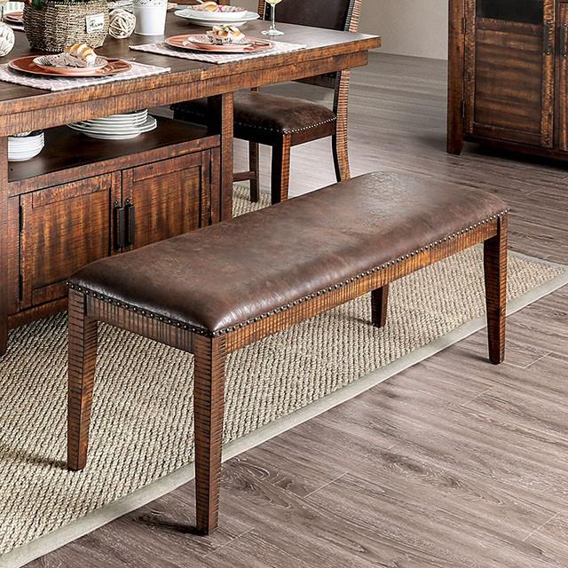 Wichita Light Walnut Bench - Casa Morelos / Coahuila Furniture (Oklahoma City, OK)