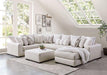 WARRENTON Ottoman, Ivory - Casa Morelos / Coahuila Furniture (Oklahoma City, OK)