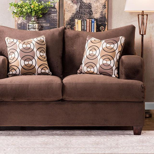 WESSINGTON Chocolate Love Seat - Casa Morelos / Coahuila Furniture (Oklahoma City, OK)