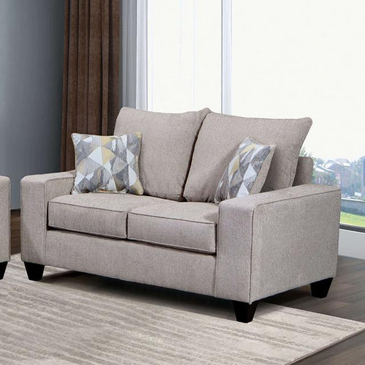 WEST ACTION Loveseat, Beige - Casa Morelos / Coahuila Furniture (Oklahoma City, OK)