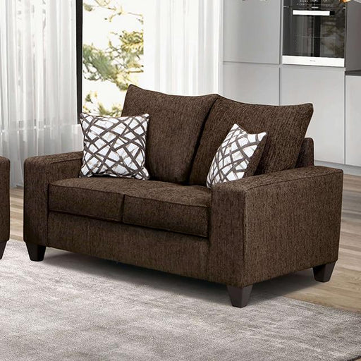 WEST ACTION Loveseat, Chocolate - Casa Morelos / Coahuila Furniture (Oklahoma City, OK)