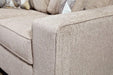 WEST ACTION Loveseat, Beige - Casa Morelos / Coahuila Furniture (Oklahoma City, OK)