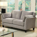 YSABEL Warm Gray Love Seat, Warm Gray (K/D) - Casa Morelos / Coahuila Furniture (Oklahoma City, OK)