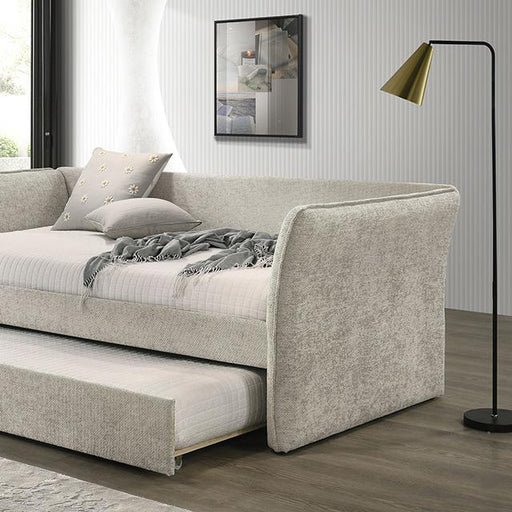 Yuri Twin Daybed w/ Trundle Beige - Casa Morelos / Coahuila Furniture (Oklahoma City, OK)