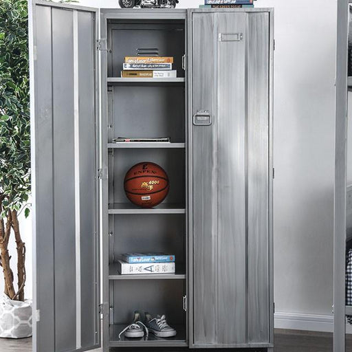 Zaheera Silver Large Locker - Casa Morelos / Coahuila Furniture (Oklahoma City, OK)