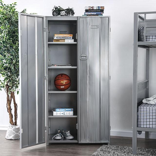 Zaheera Silver Large Locker - Casa Morelos / Coahuila Furniture (Oklahoma City, OK)