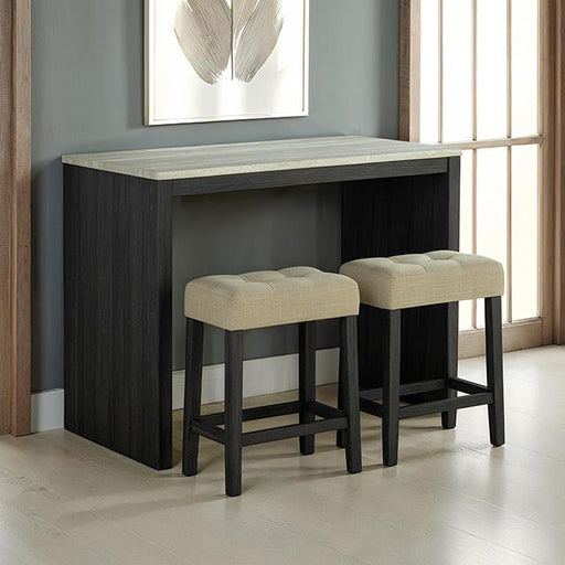 Zanaide 3 Pc. Dining Table Set - Casa Morelos / Coahuila Furniture (Oklahoma City, OK)