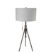 Zaya Brushed Steel Table Lamp - Casa Morelos / Coahuila Furniture (Oklahoma City, OK)