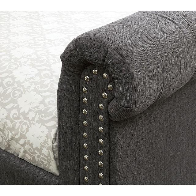 LEANNA Gray Daybed w/ Trundle, Gray - Casa Morelos / Coahuila Furniture (Oklahoma City, OK)