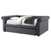 LEANNA Gray Full Daybed w/ Trundle, Gray - Casa Morelos / Coahuila Furniture (Oklahoma City, OK)