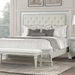 Stella Mia E.King & Queen Bed White & White - Casa Morelos / Coahuila Furniture (Oklahoma City, OK)