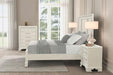 Stella Mia E.King & Queen Bed White & White - Casa Morelos / Coahuila Furniture (Oklahoma City, OK)