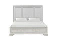 Stella Mia E.King & Queen Bed White & White - Casa Morelos / Coahuila Furniture (Oklahoma City, OK)