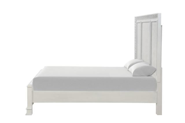 Stella Mia E.King & Queen Bed White & White - Casa Morelos / Coahuila Furniture (Oklahoma City, OK)