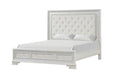 Stella Mia E.King & Queen Bed White & White - Casa Morelos / Coahuila Furniture (Oklahoma City, OK)