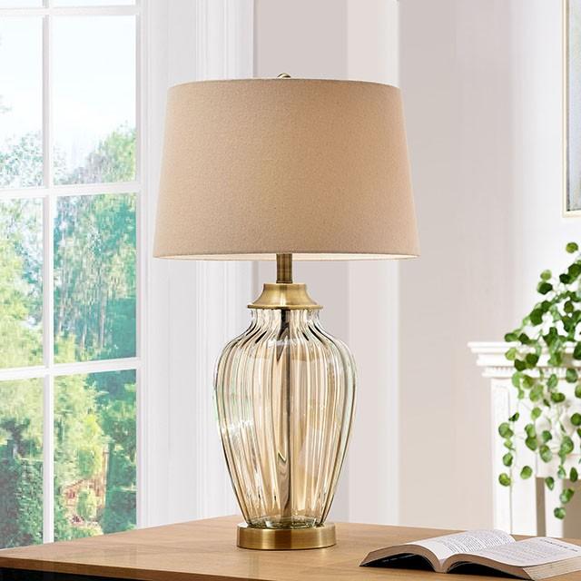 Lee Translucent 28.5"H Table Lamp - Casa Morelos / Coahuila Furniture (Oklahoma City, OK)