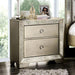 LORAINE Champagne Night Stand - Casa Morelos / Coahuila Furniture (Oklahoma City, OK)