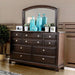 Litchville Brown Cherry Dresser - Casa Morelos / Coahuila Furniture (Oklahoma City, OK)