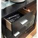 Luminar Black Glass-Insert Dining Table - Casa Morelos / Coahuila Furniture (Oklahoma City, OK)