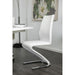 Midvale White/Chrome Dining Table - Casa Morelos / Coahuila Furniture (Oklahoma City, OK)