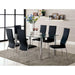 Oahu Chrome Dining Table - Casa Morelos / Coahuila Furniture (Oklahoma City, OK)