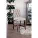 Sania III Beige/Rustic Oak Counter Ht. Chair (2/CTN) - Casa Morelos / Coahuila Furniture (Oklahoma City, OK)